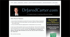 Desktop Screenshot of drjarodcarter.com