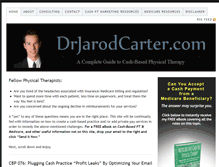 Tablet Screenshot of drjarodcarter.com